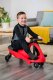 ECOTOYS Gravity Ride-On Wiggle Car for Kids with LED Wheels, Red