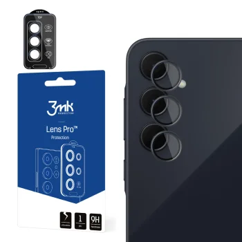 Защитное стекло для камеры 3mk Lens Protection Pro Samsung Galaxy A35 5G, черное