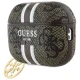 Guess GUAP2P4RPSW AirPods Pro 2 (2022/2023) apvalks brūns/brūns 4G Printed Stripes Charm | cover brown/brown