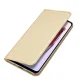 Dux Ducis Skin Pro atverams vāciņš maciņš grāmatiņa Xiaomi Redmi 12C / 11A / Poco C55, zelta