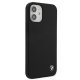 BMW iPhone 12 mini vāciņš Silicone Signature, melns