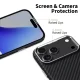 Чехол Tech-Protect для iPhone 17 Pro Ion Carbon MagSafe, черный/серебристый
