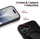 Tech-Protect MagHybrid MagSafe vāciņš iPhone 17 tālrunim – melns un sarkans | Phone Case Cover