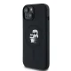 Karl Lagerfeld Silicone Karl & Choupette MagSafe vāciņš iPhone 15 Plus / 14 Plus, melns