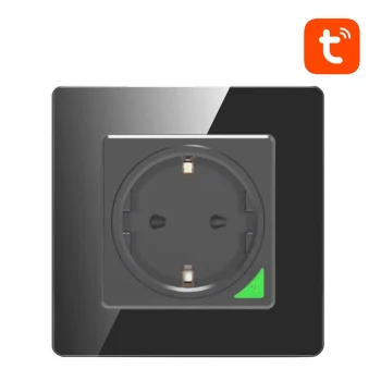 Avatto N-WOT10-EU-B viedā WiFi sienas kontaktligzda, melna