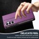 Samsung Galaxy A55 ( SM-A556B/DS ) LC.IMEEKE PU Leather Wallet Protective Book Case Cover, Purple | Telefona Vāciņš...
