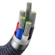Baseus Crystal Shine USB Type C to Apple iPhone Lightning Data Charging Cable, PD, 20W, 1.2m, Black | Lādētājvads...
