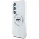 Чехол Karl Lagerfeld Button Choupette MagSafe для Samsung Galaxy S25+, белый