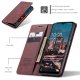 Samsung Galaxy A34 (SM-A346) CASEME Wallet Magnetic Leather Case Cover, Wine Red | Чехол для Телефона...