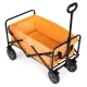 Folding garden and beach transport cart 100 kg, MultiGarden, orange