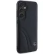 Чехол Mercedes для Samsung Galaxy S24+ Leather Curved Stitches, черный