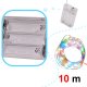 RGB Christmas Wire Fairy Lights 100 LED Battery Operated, 10 m, Multicolor