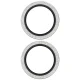 PanzerGlass Hoops Glitter rūdīta stikla kameras lēcas aizsargstikls iPhone 17 / 16 / 16 Plus – sudraba | Tempered...