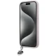 Karl Lagerfeld iPhone 15 / 14 / 13 Case Saffiano Rhinestones & Charm, Pink