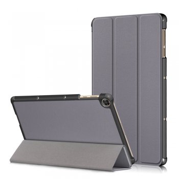 Huawei MatePad T 10s (AGS3-L09, AGS3-W09) Leather Tri-fold Stylish Tablet Cover Case, Grey | Vāks Apvalks Pārvalks...