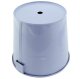 Balcony flower pot with handle 16 cm, light purple