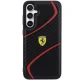 Чехол Ferrari для Samsung Galaxy S23 FE Twist Metal Logo, черный