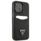 Apple iPhone 13 Pro 6.1\" Guess Saffiano Triangle Logo Cardslot Case Cover, Black | Telefona Maciņš Vāks Apvalks...