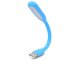Silikona Lokana USB Lampiņa Lasīšanas Gaisma, Zils | LED Lamp Light For Notebook & PC