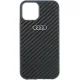 Audi Carbon Fiber vāciņš iPhone 11 / Xr 6.1\", melns