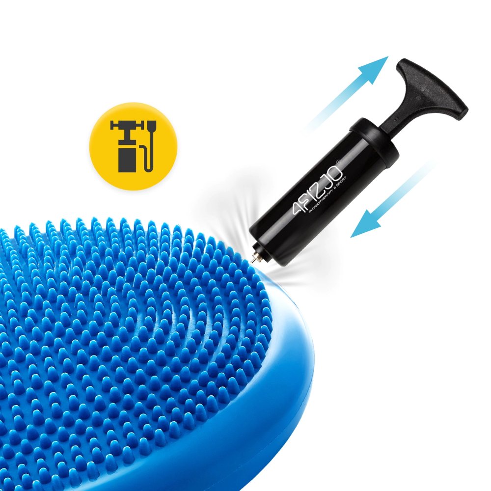 Балансировочная подушка PRO+ 33 см, синяя (1)