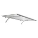 Прямой козырек STARKEDACH T-160, 160x100x30 см, светло-серый