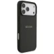 Guess iPhone 17 Pro Max vāciņš Grained Ring MagSafe, melns