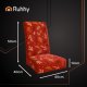 Ruhhy Christmas Chair Covers, 6 pcs, Red