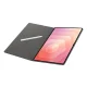 Samsung Galaxy Tab S11 Ultra atverams vāciņš maciņš grāmatiņa Smart Book Case, melns