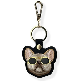 Nimmy Glasses Cool Dog maciņš lokatoram Melns