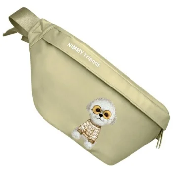 Сумка через плечо Nimmy Crossbody Glasses Cool Dog, хаки