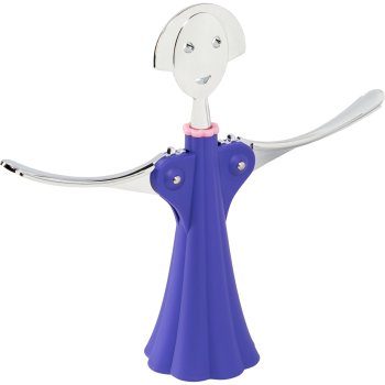 Штопор Alessi Anna G. AM01 DAZ, Серебристый/Синий