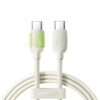Joyroom S-A53 uzlādes kabelis USB-C uz Lightning 60W 1.2m, bēšs