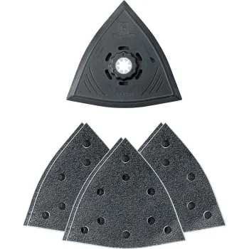 Fein perforētas slīpēšanas pamatnes komplekts SLP KL130, 130 mm, 7 gab.