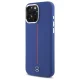 Mercedes iPhone 16 Pro Max Case Silicone Red Stripe MagSafe, Navy Blue