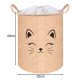 Корзина для игрушек и белья Kruzzel 24727, 42 л, бежевая
