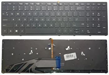 HP ZBook 15 G3, G4, 17 G3, G4 tastatūra ar apgaismojumu (US)