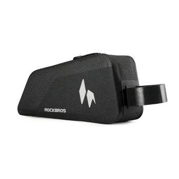 Ūdensizturīga velosipēda rāmja soma Rockbros AS-151 RideMate, 1 l, melna