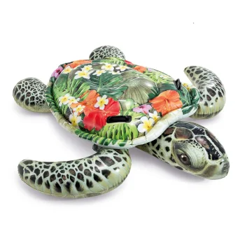 Intex Inflatable Ride-On Turtle Pool Toy, 191 x 170 cm