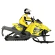 Radiovadāms sniega motocikls REVOLT TG1016 Trail Blazer 2.4GHz Off-Road LED, dzeltens