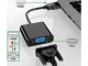 HDMI uz VGA adapteris, melns