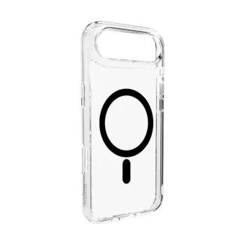Puro Lite Mag vāciņš iPhone 17 Air, caurspīdīgs ar melnu gredzenu