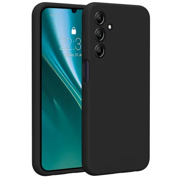 Etteri Silicone Case for Samsung Galaxy A25 5G Black