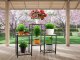 Wooden 4-Level Flower Stand