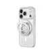 Vāciņš AmazingThing Titan Pro Lens Ring iPhone 18 Pro Max ar MagSafe un statīvu, caurspīdīgs