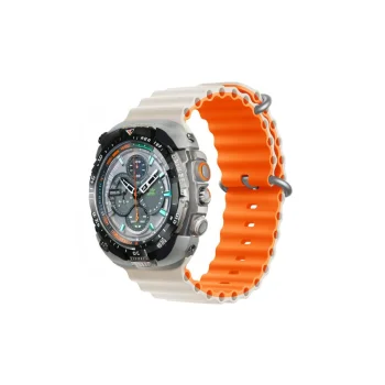 Devia Deluxe Sport6 siksniņa Apple Watch 38/40/41/42mm, gaiši pelēka/oranža