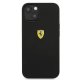 Чехол Ferrari для iPhone 13 mini Silicone, черный