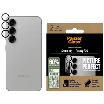 PanzerGlass PicturePerfect lēcu aizsargs Samsung Galaxy S25 | Lens Protector