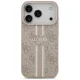 Guess 4G Printed Stripes MagSafe vāciņš iPhone 17 Pro, rozā
