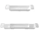 Vannas istabas plaukts ar regulējamu garumu, vannas paliktnis, Balts | Bathroom Bath Bridge Shelf